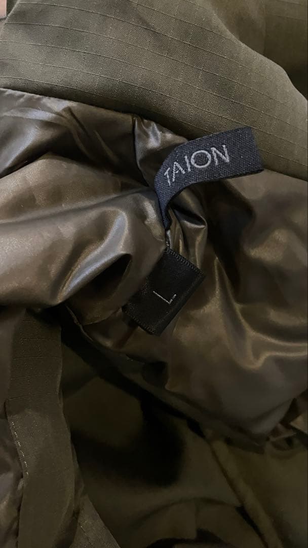 【試着のみ】 TAION 別注 ダウン モンスターベスト