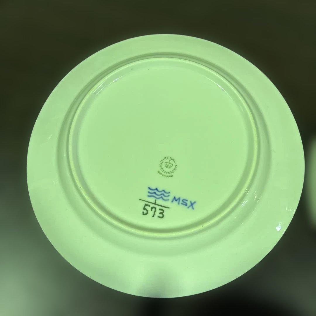 S2505 ロイヤルコペンハーゲン　ブルーフルーテッドプレイン プレート 2枚