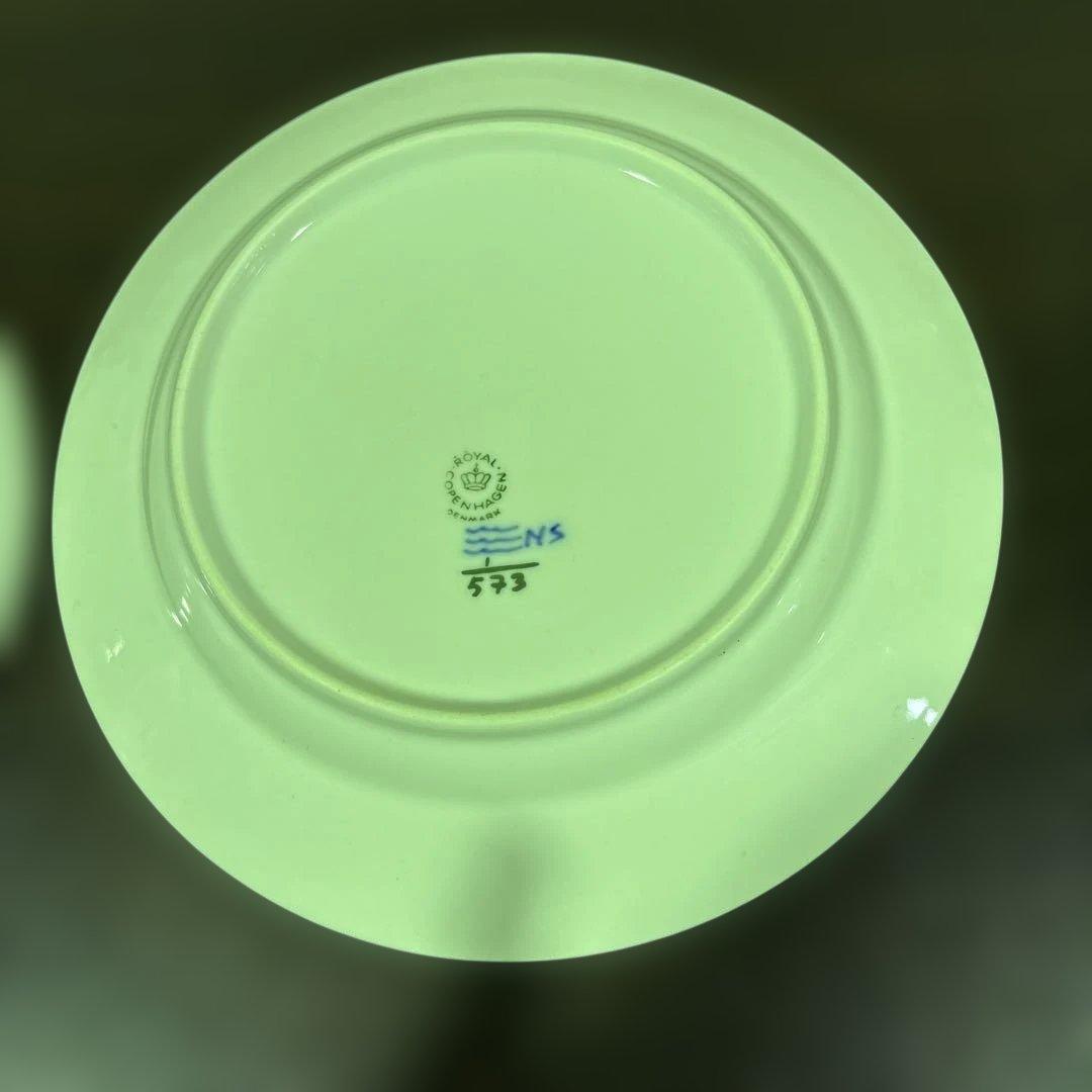 S2505 ロイヤルコペンハーゲン　ブルーフルーテッドプレイン プレート 2枚