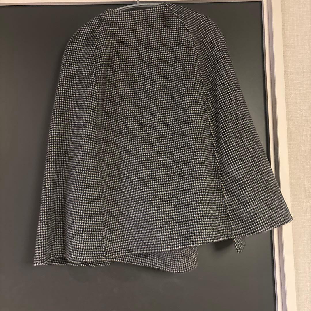 CELFORD チェック柄 ケープコート