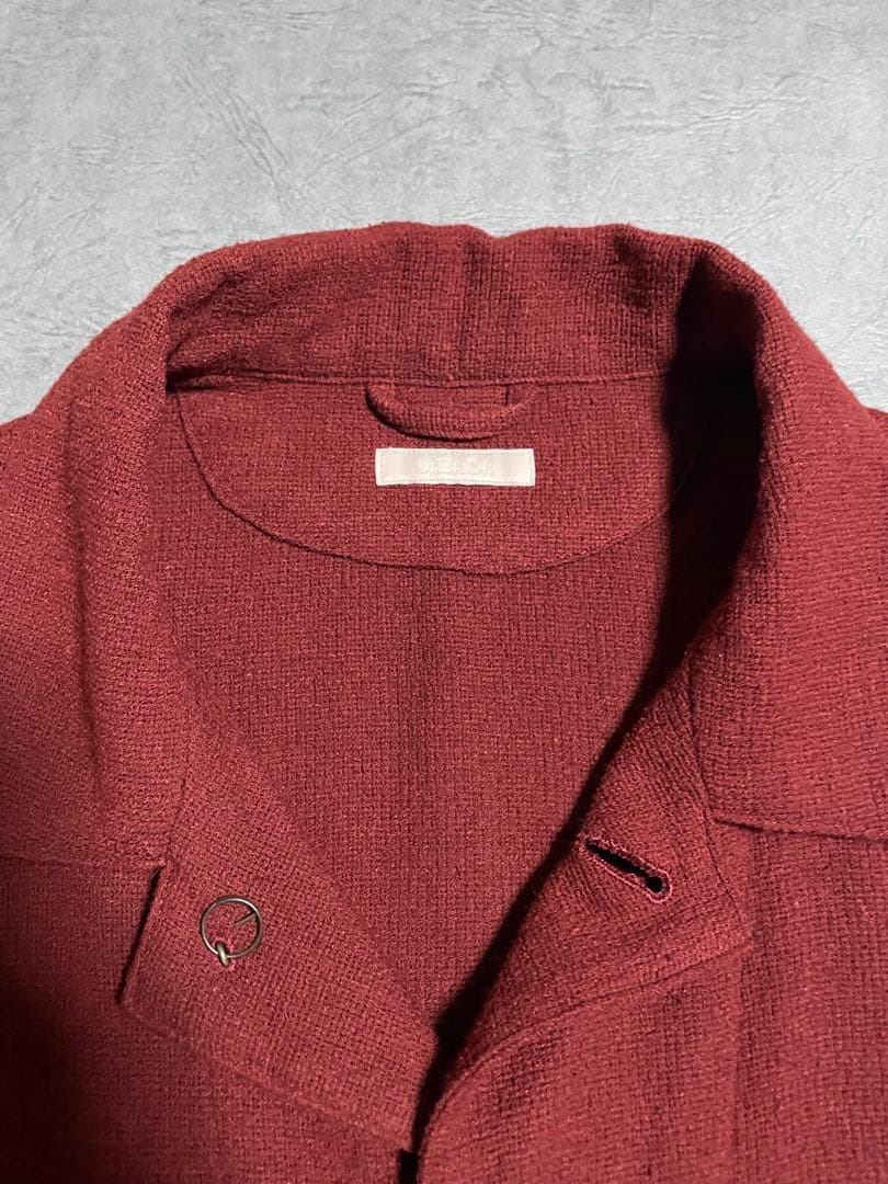 ジャケット・アウター ULTERIOR 25AW WOOL SILK MESH SH-COVERALL