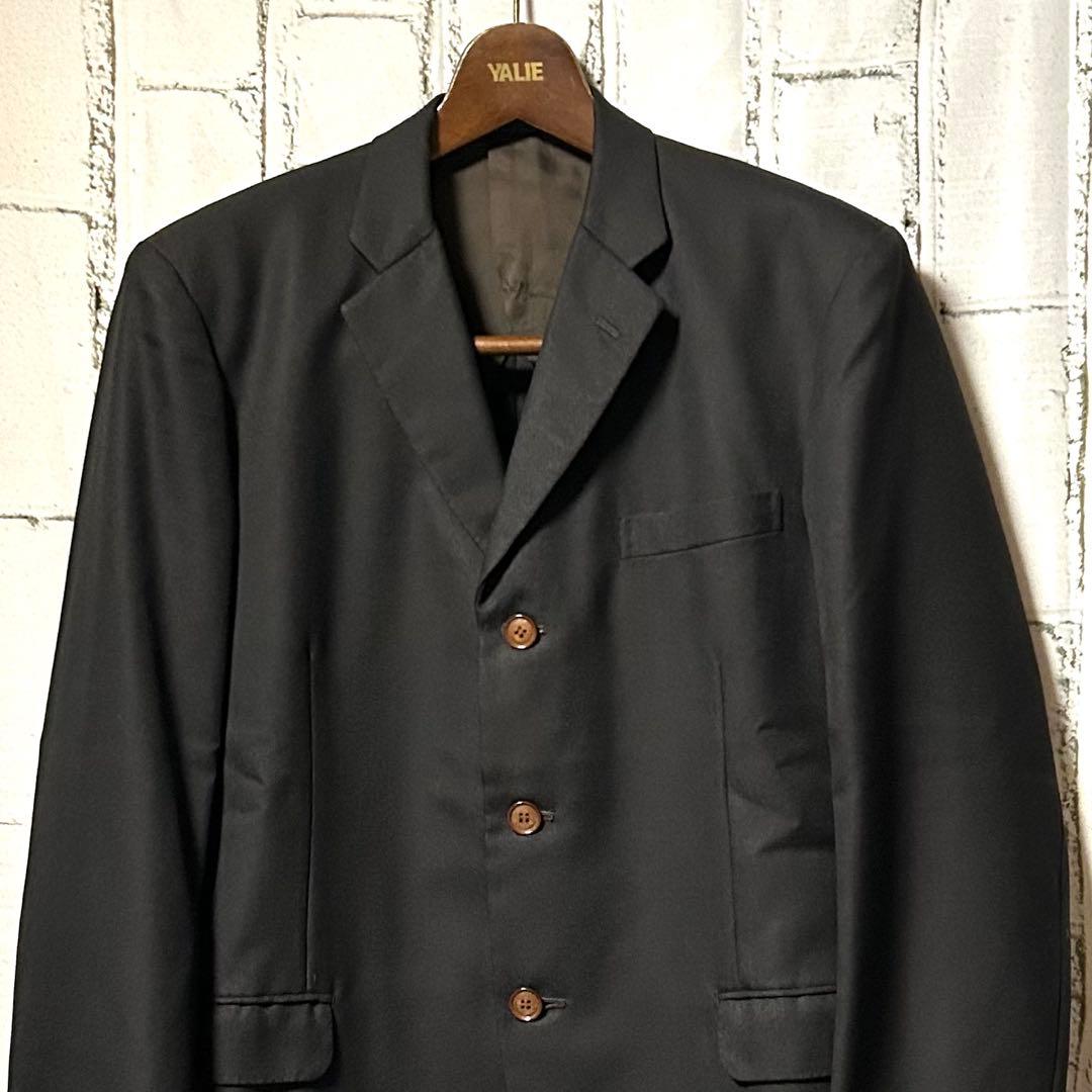 ヴィンテージ セットアップ 2ピース シングル スーツ 黒 成人式 菅田将暉