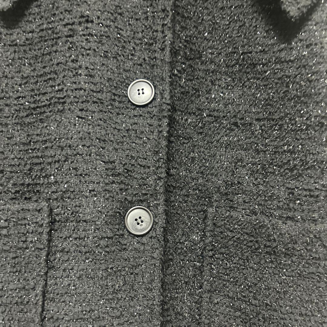 ella selectshop ビッグカラーツイードジレ