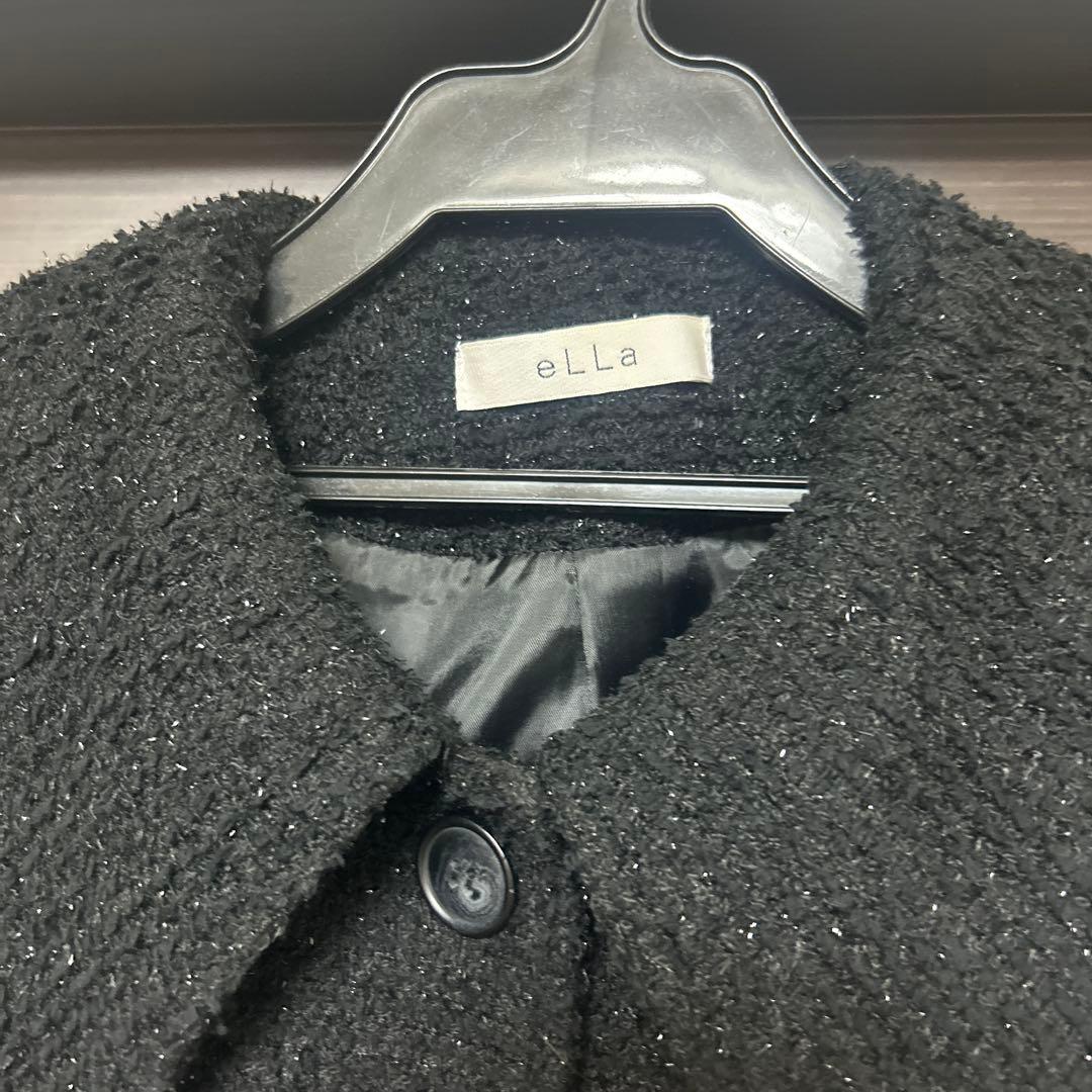 ella selectshop ビッグカラーツイードジレ