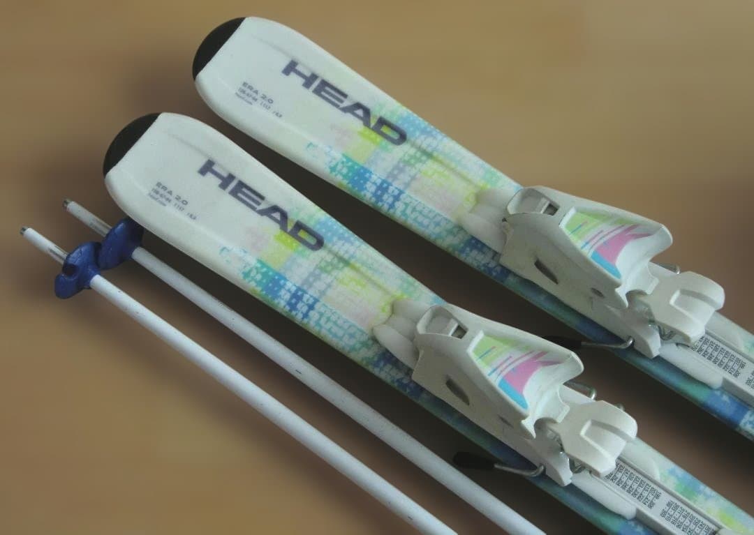 ■■送料無料■HEAD■子供用スキーフルセット■板117靴22■WAX済■■