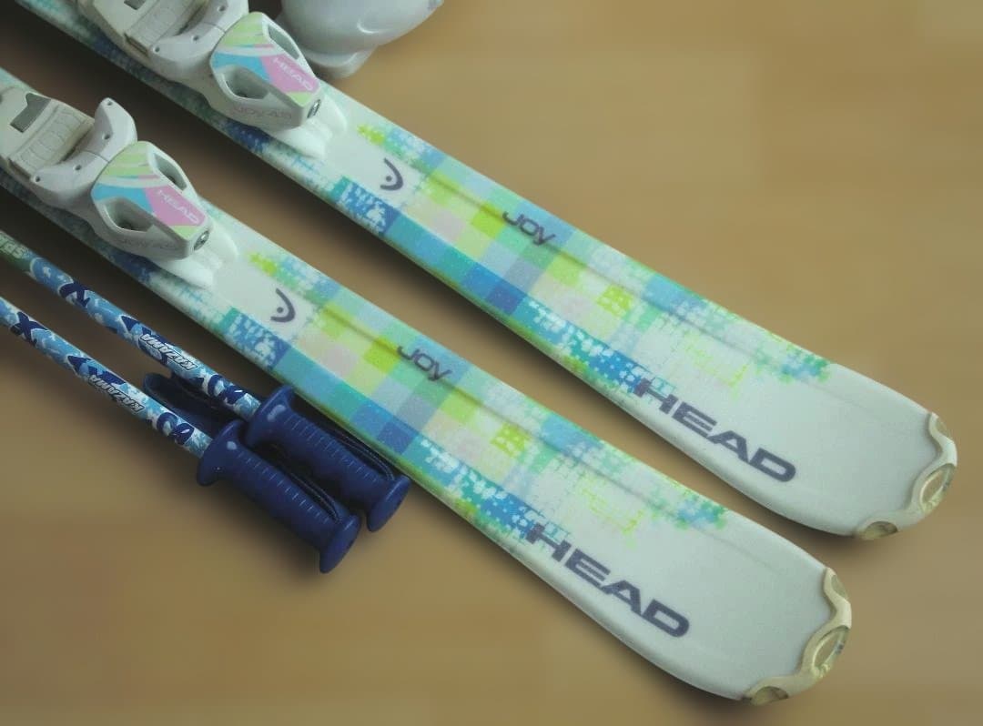 ■■送料無料■HEAD■子供用スキーフルセット■板117靴22■WAX済■■