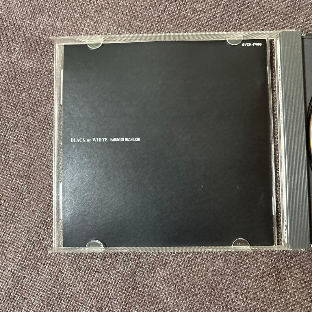 水口晴幸CD『BLACK or WHITE 』山下達郎 筒美京平 柳ジョージ