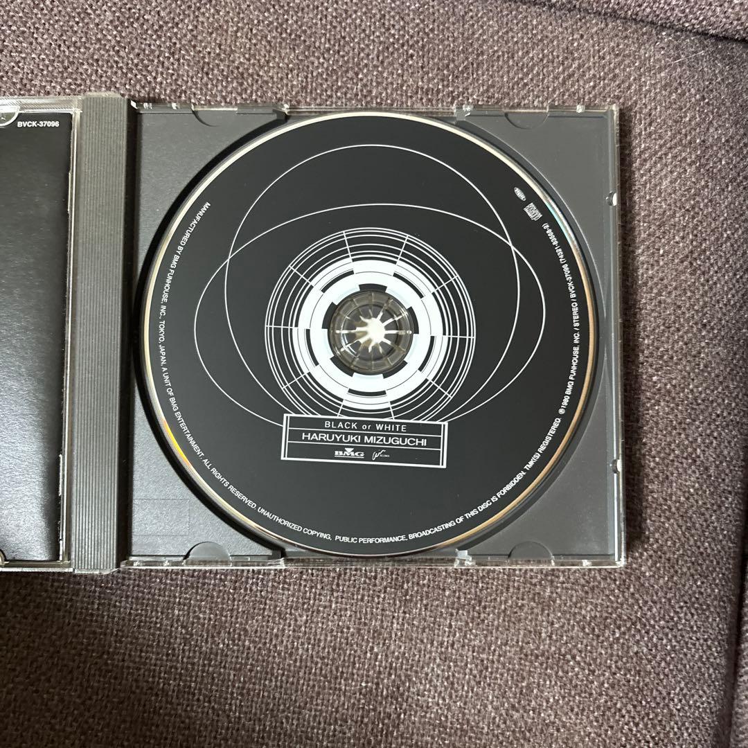 水口晴幸CD『BLACK or WHITE 』山下達郎 筒美京平 柳ジョージ