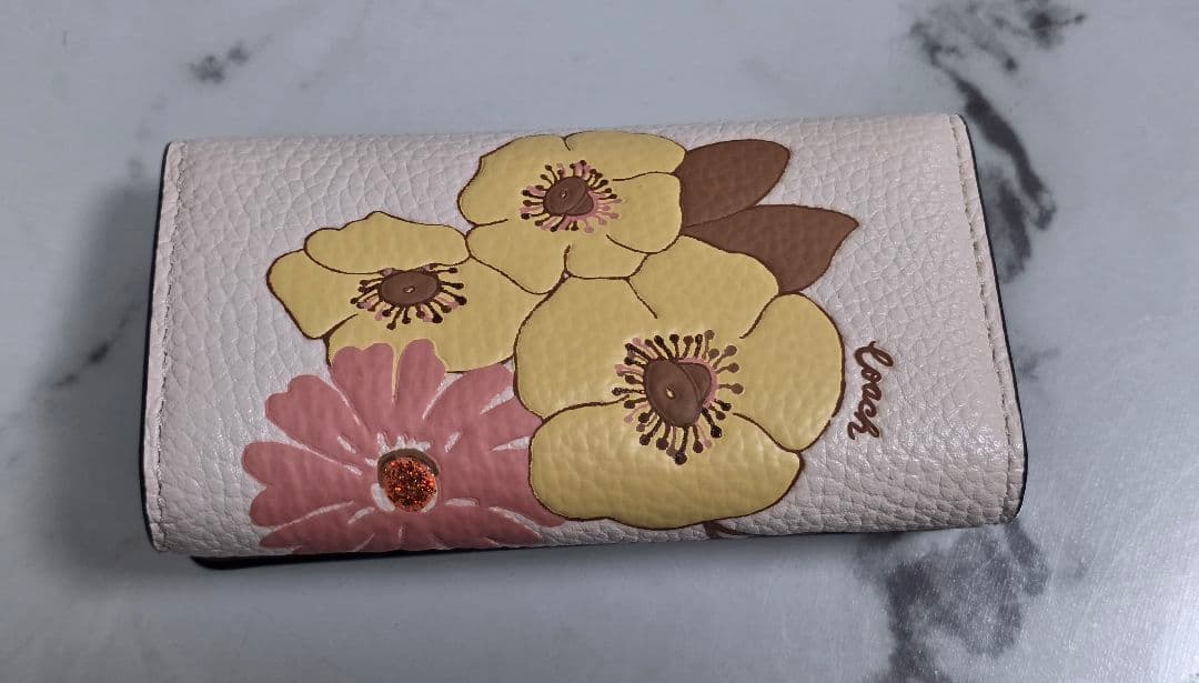 COACH 6連キーケース 花柄 新品未使用