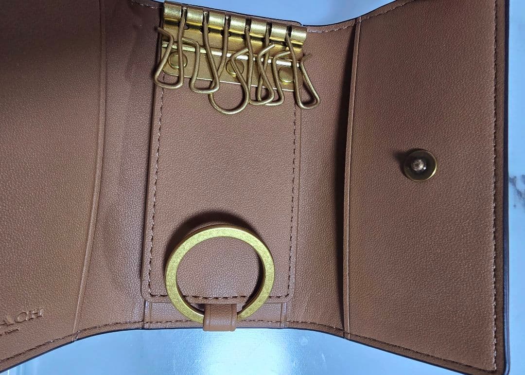 COACH 6連キーケース 花柄 新品未使用