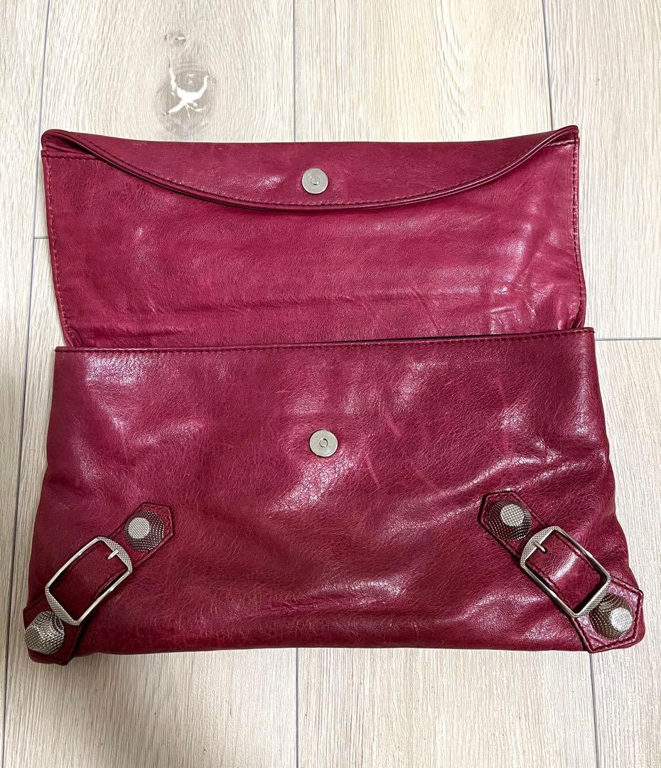 【正規品】 BALENCIAGA バレンシアガ☆ジャイアントエンべロープ レザー