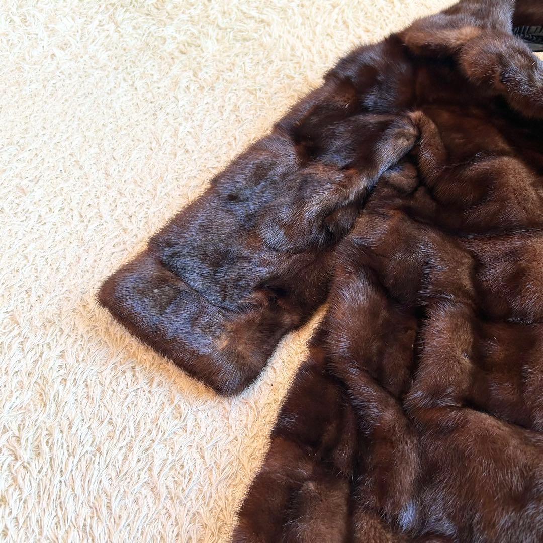 【希少デザイン✨️ミンクコート】 本毛皮 リアル San Marco FUR