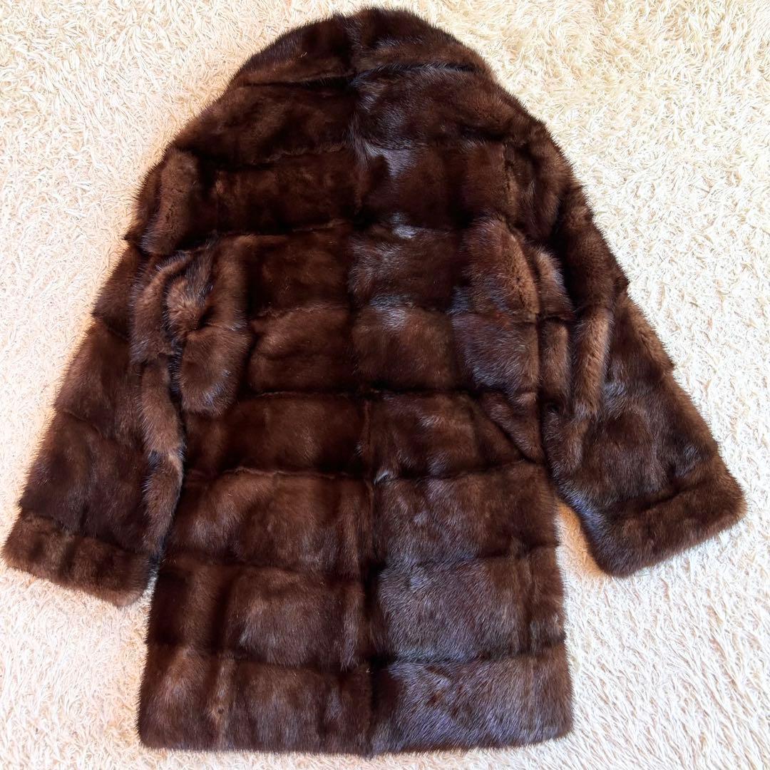 【希少デザイン✨️ミンクコート】 本毛皮 リアル San Marco FUR