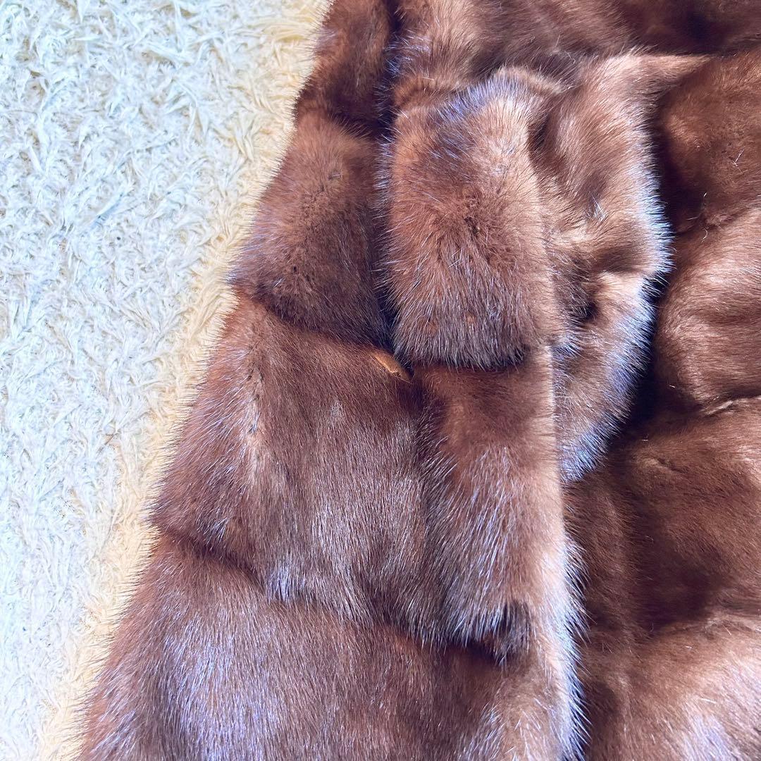 【希少デザイン✨️ミンクコート】 本毛皮 リアル San Marco FUR