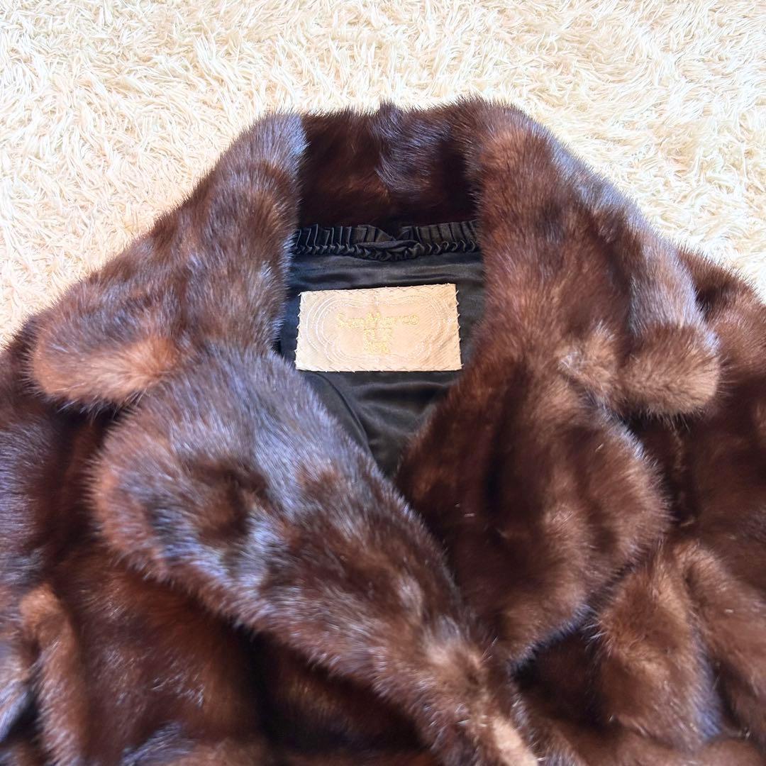 【希少デザイン✨️ミンクコート】 本毛皮 リアル San Marco FUR