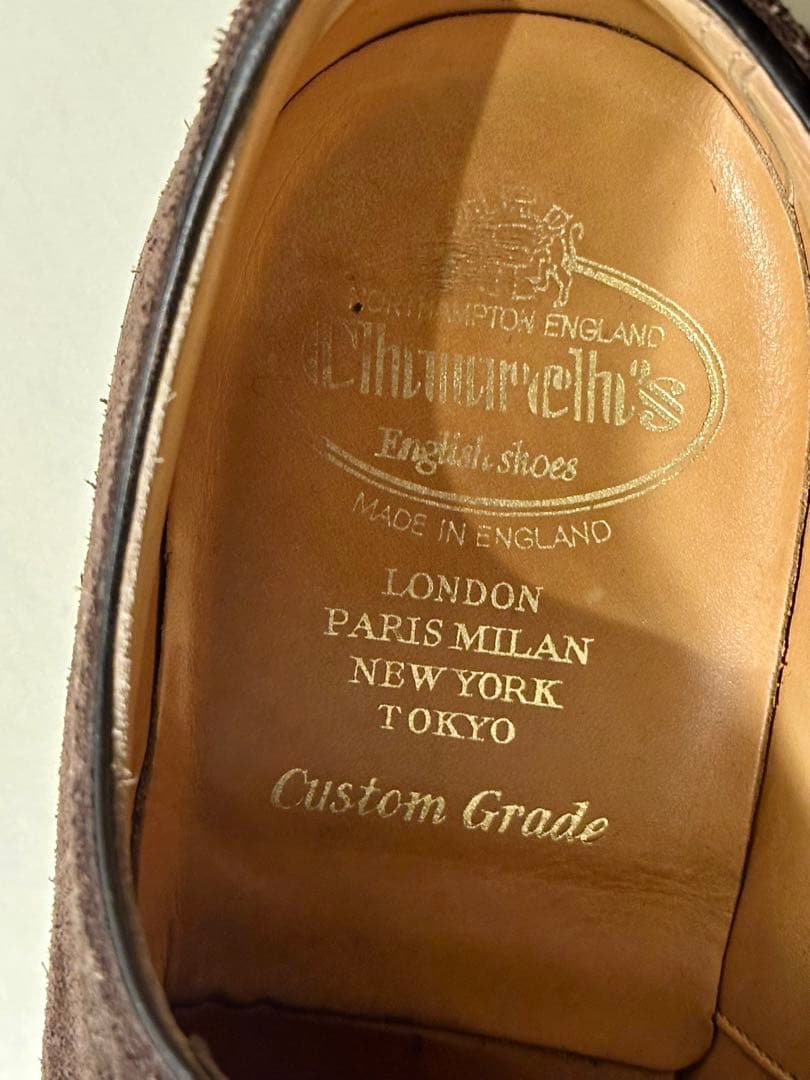 【美品】CHURCH’S　シャノン　スエード　チャーチ