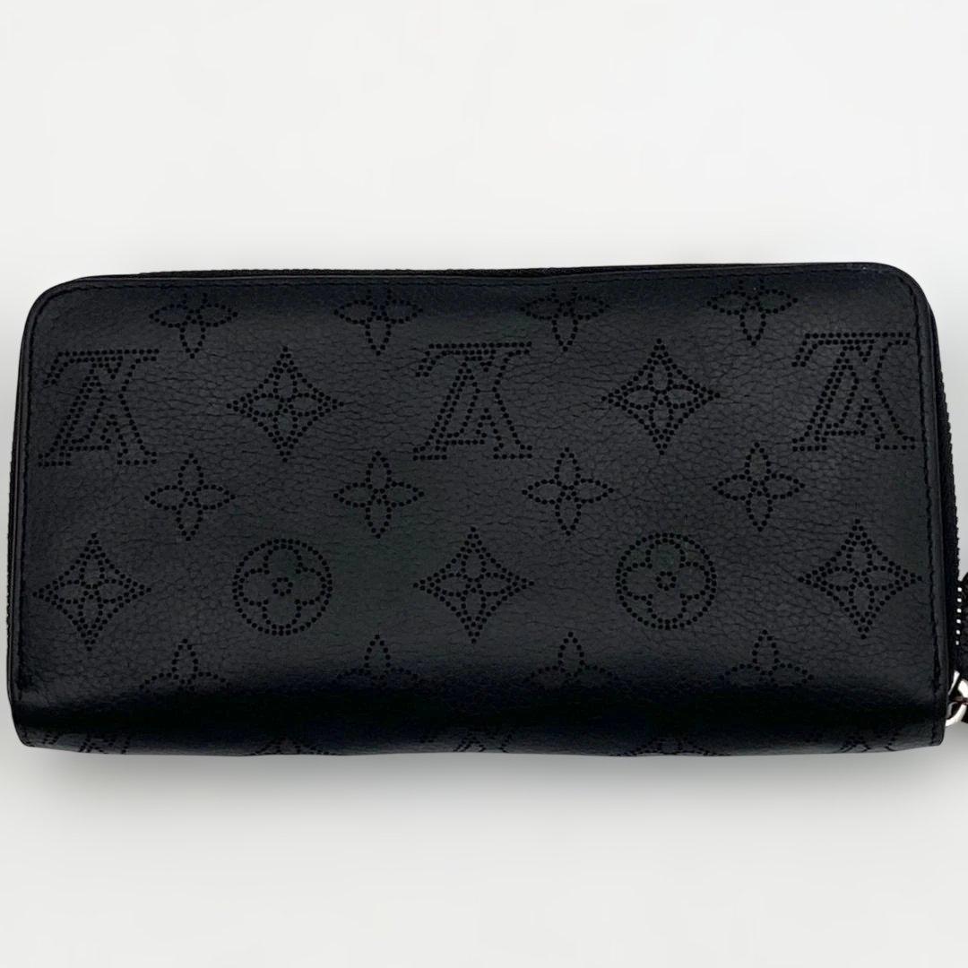 【美品】ルイヴィトン マヒナ ジッピーウォレット ノワール 長財布 モノグラム