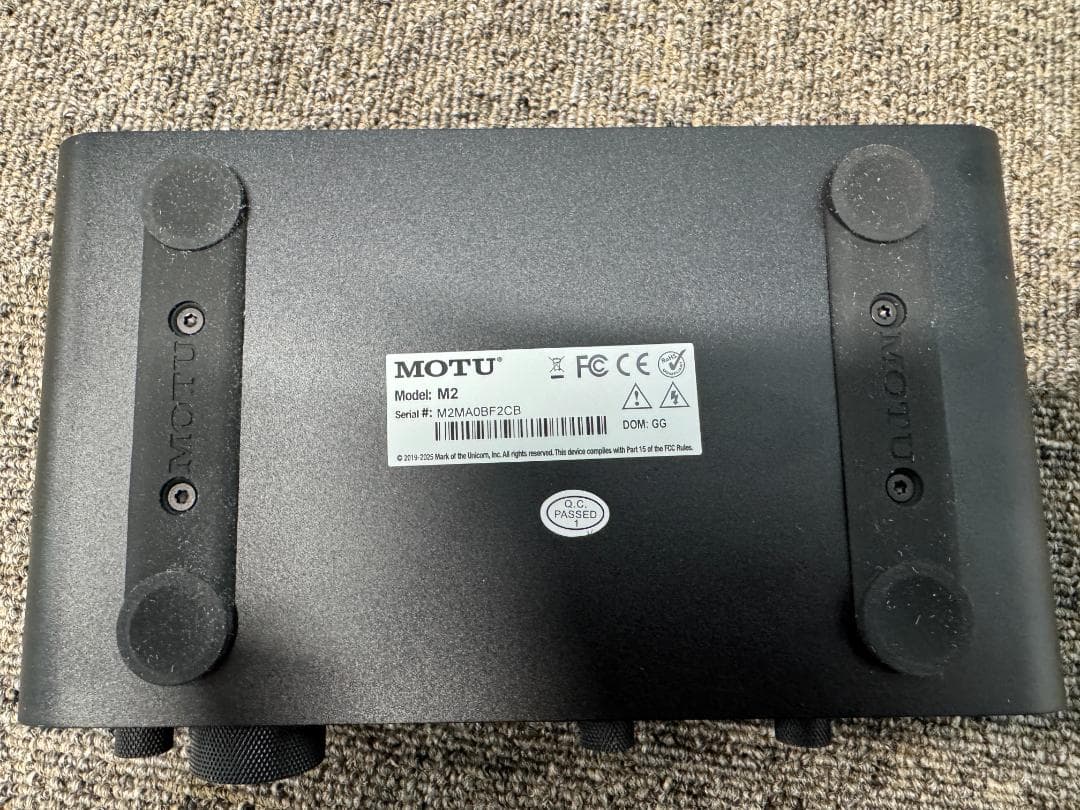 MOTU M2 オーディオインターフェース USB-C MIDI対応