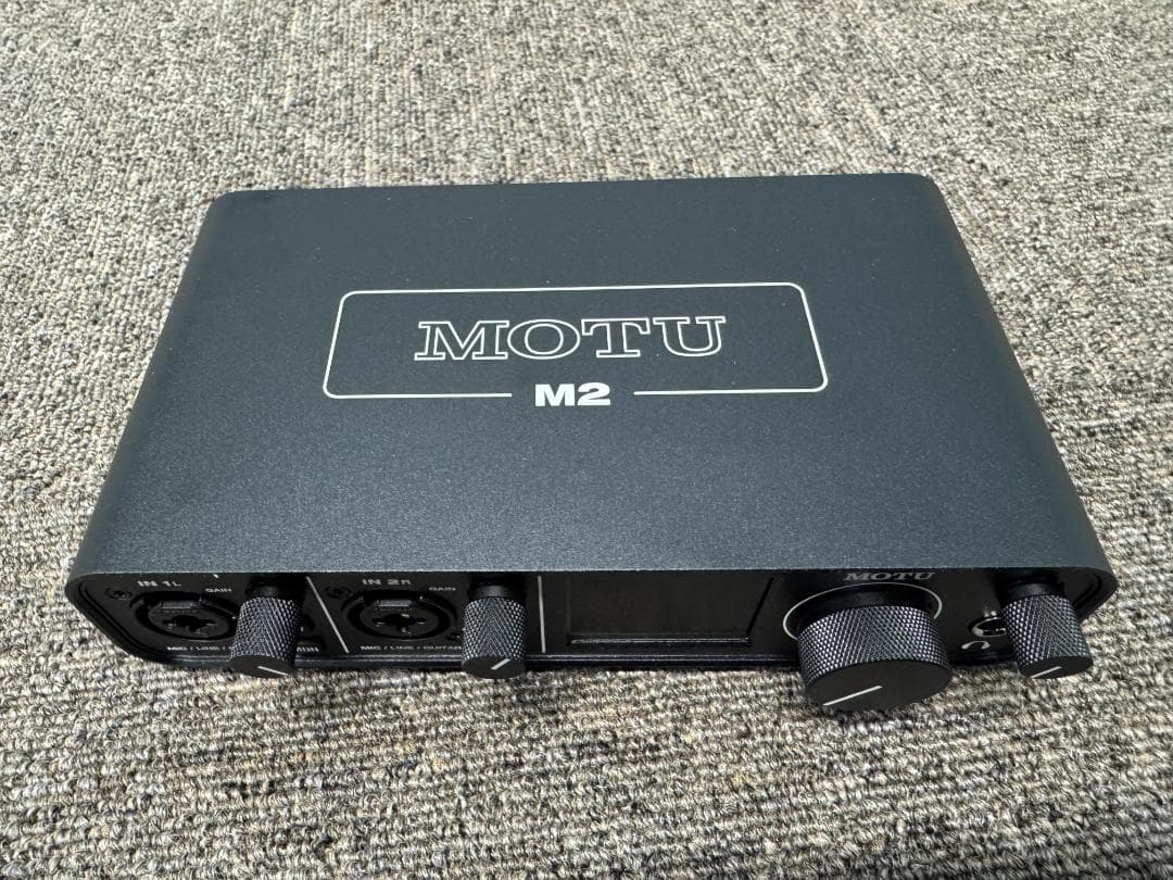 MOTU M2 オーディオインターフェース USB-C MIDI対応
