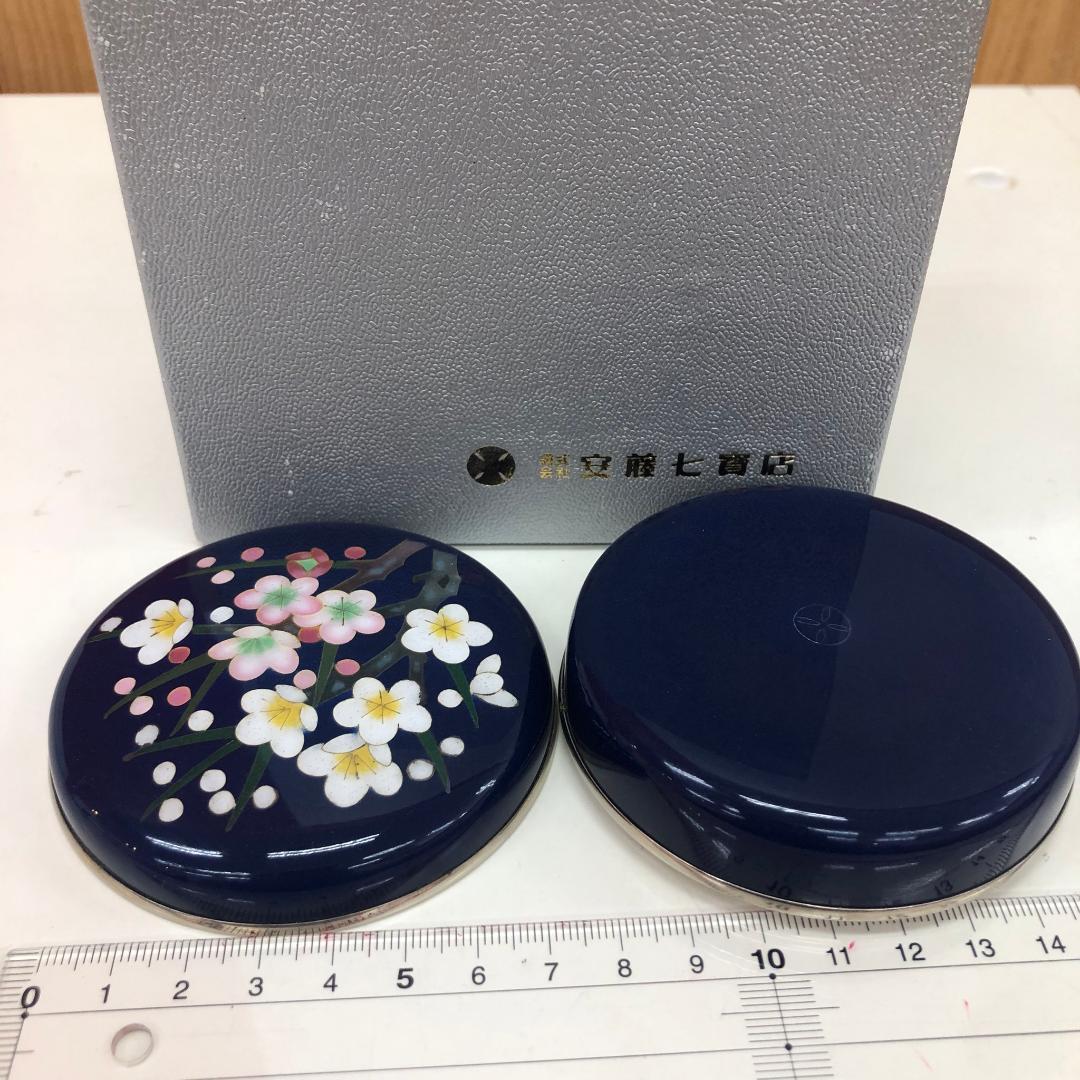 ♥お値下げ中　七宝焼　宝石箱　梅　安藤七賓店