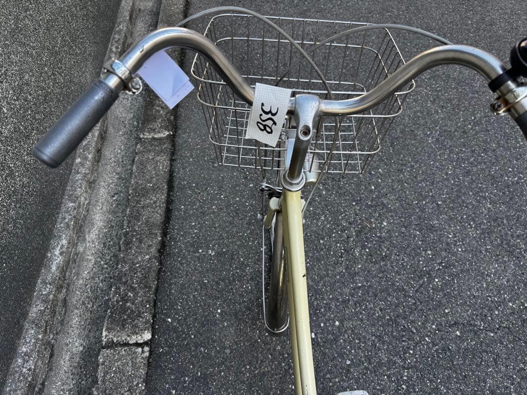 358番　全車両格安販売‼️ 26インチ　オートライト　シティサイクルママチャリ