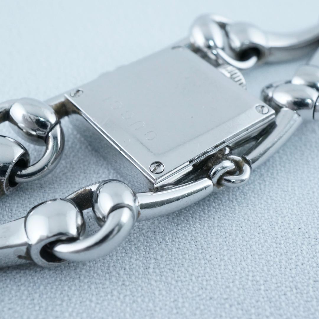 グッチ 116.5 シニョーリア ホワイトシェル クオーツ レディース　腕時計