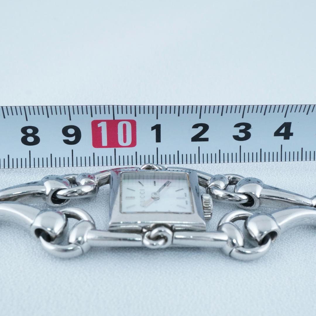 グッチ 116.5 シニョーリア ホワイトシェル クオーツ レディース　腕時計