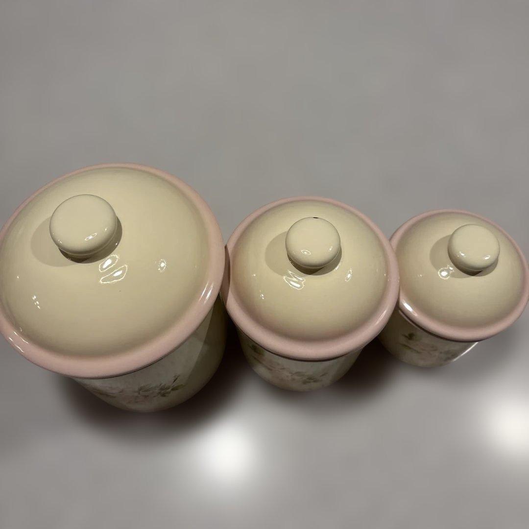 イマンホーローキャニスター3点セット