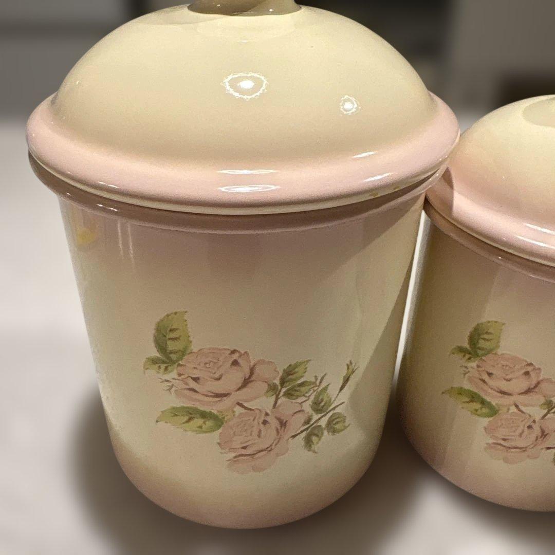 イマンホーローキャニスター3点セット