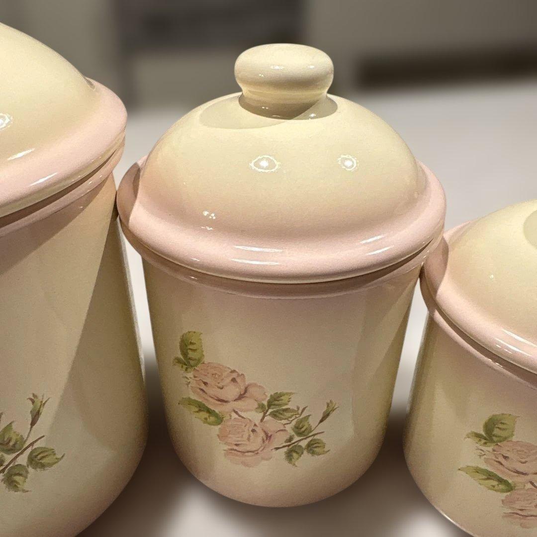 イマンホーローキャニスター3点セット