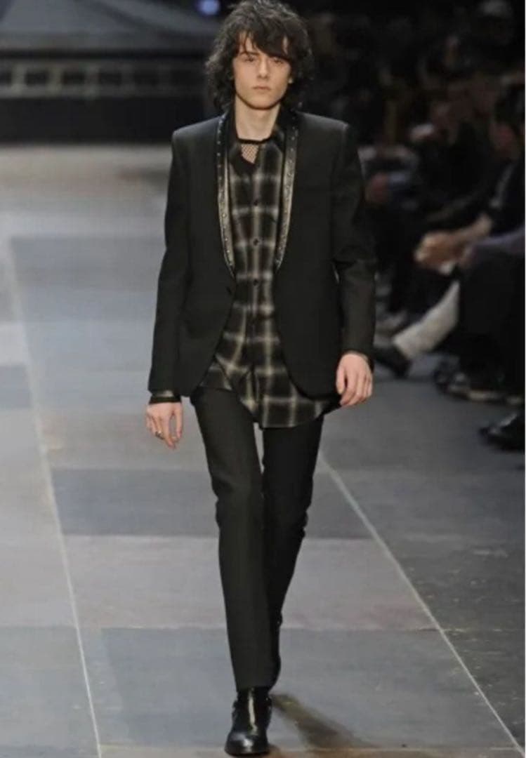 SAINT LAURENT PARIS 48 スラックス　黒