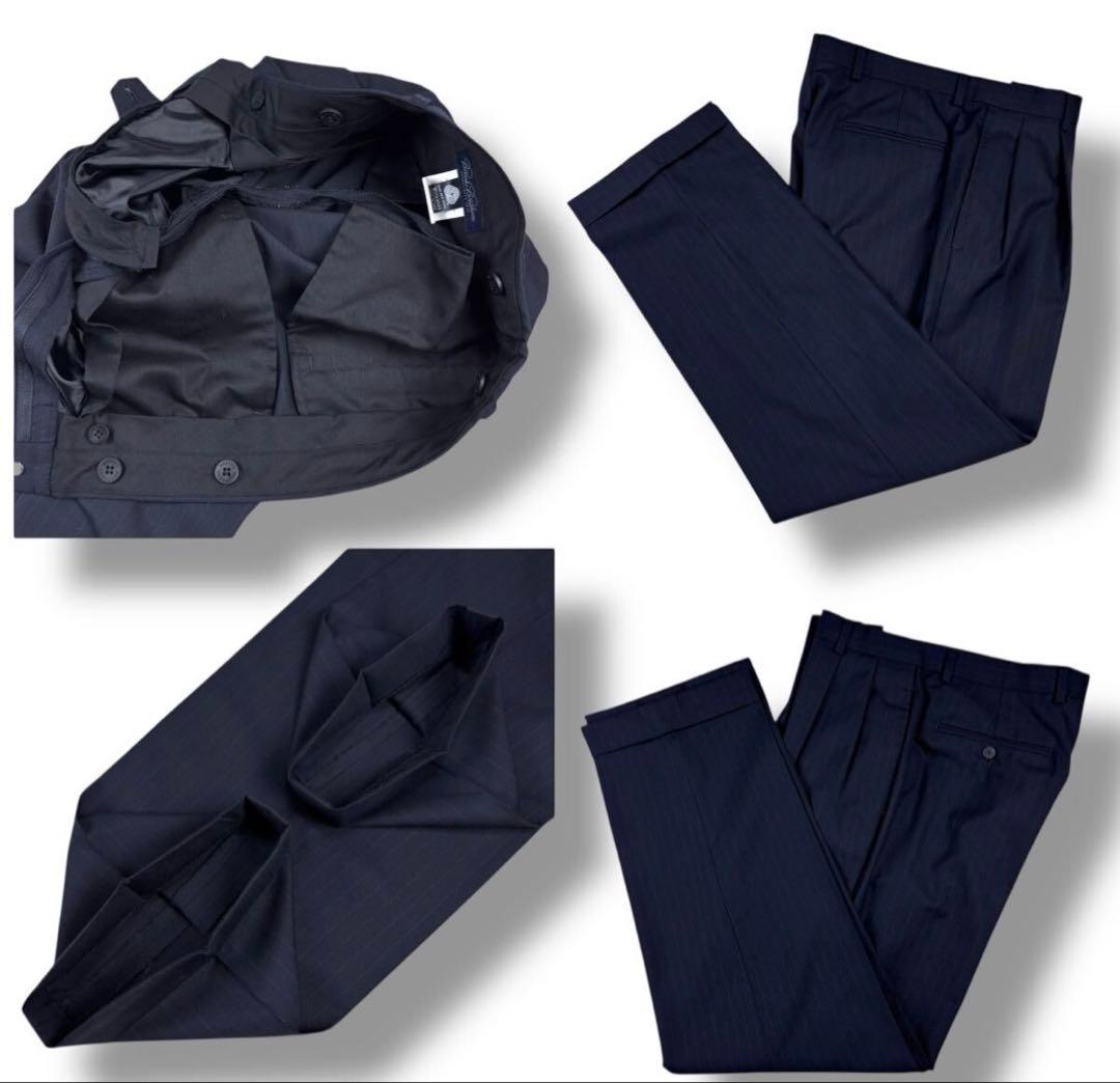 美品 M~L ブルックス ブラザーズ スーツ セットアップ ダークネイビー