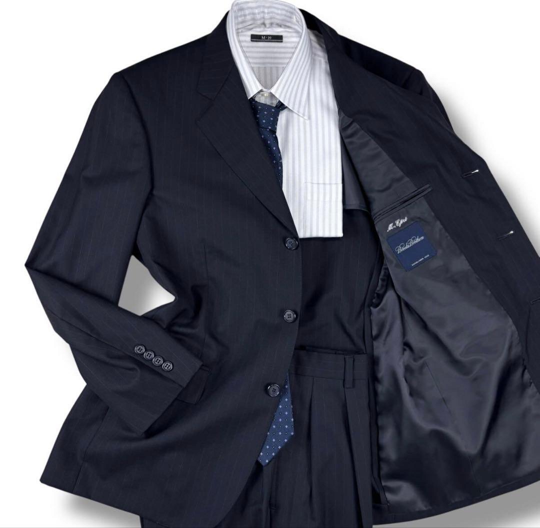 美品 M~L ブルックス ブラザーズ スーツ セットアップ ダークネイビー