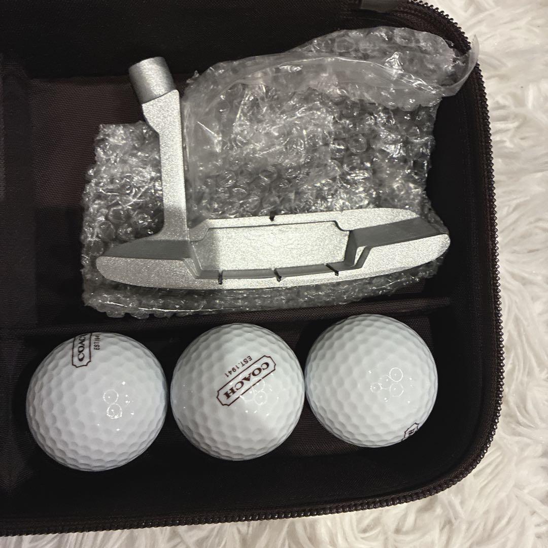 COACH ゴルフ パターセット ピン型 クランクネック ボール