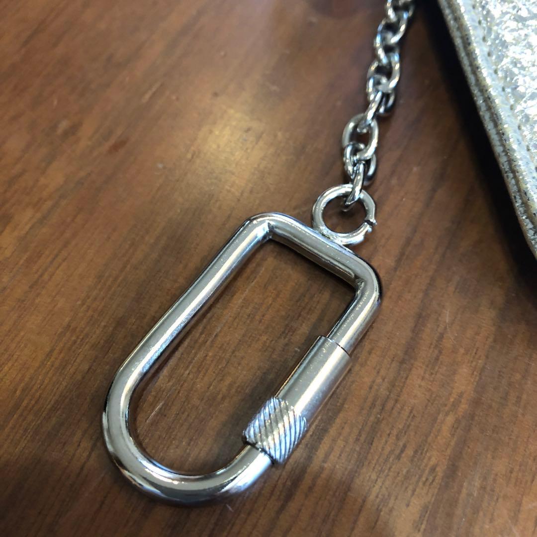 未使用☆ジミーチュウ　ケース　シルバー☆キーリング