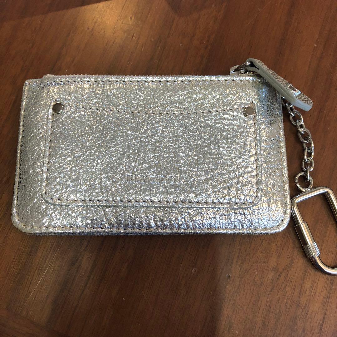 未使用☆ジミーチュウ　ケース　シルバー☆キーリング