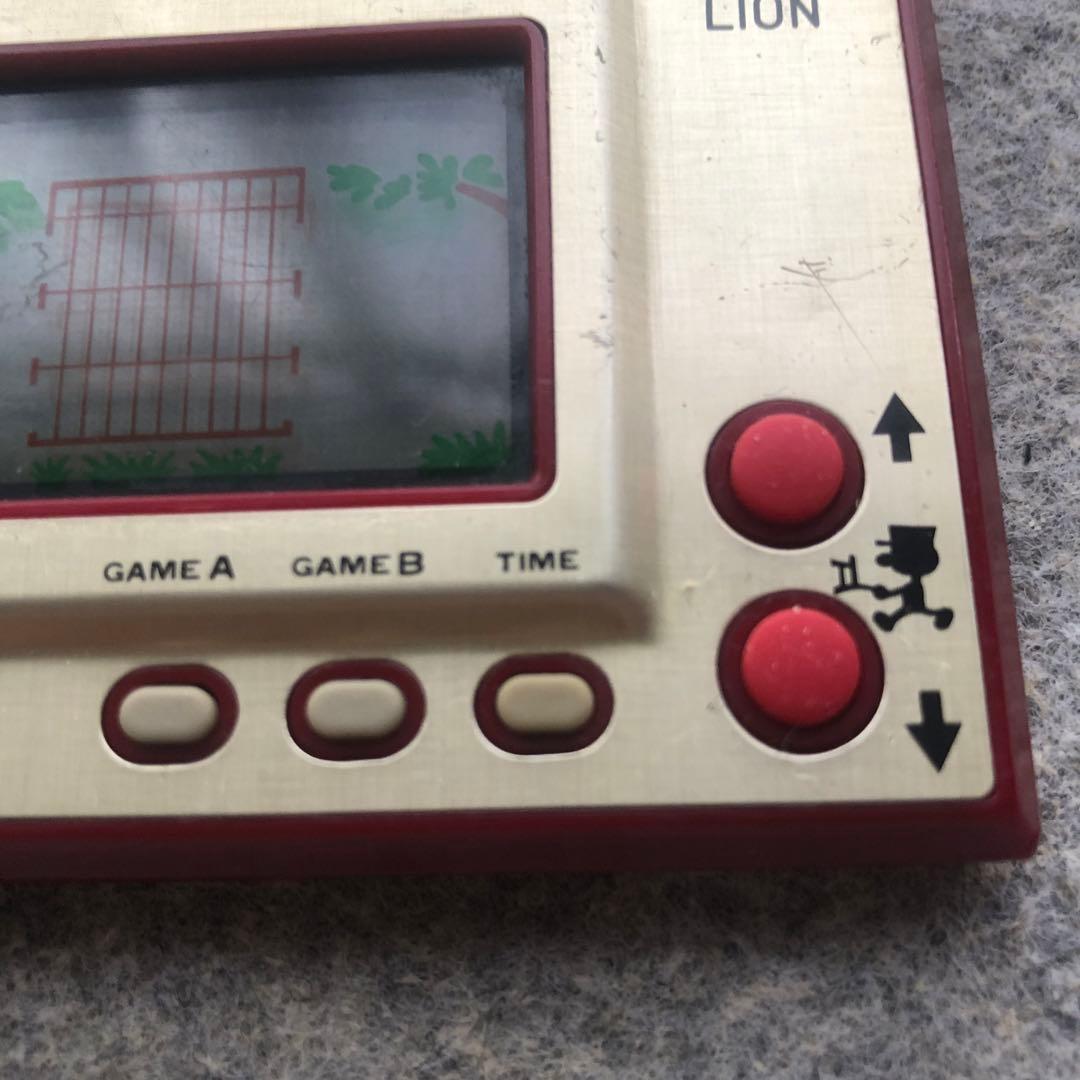 【動作確認済み】GAME & WATCH GOLD LION (アラーム付)