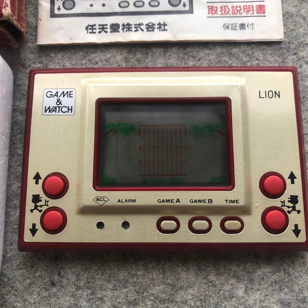 【動作確認済み】GAME & WATCH GOLD LION (アラーム付)