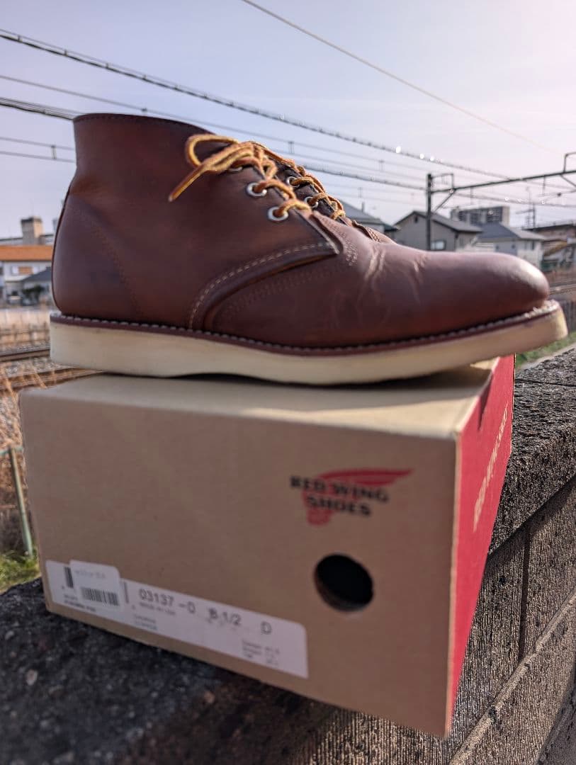 ✨1回使用品✨ レッドウイング ブーツ クラシック チャッカブーツ ブラウン