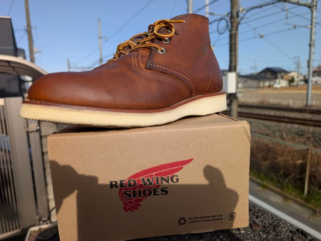 ✨1回使用品✨ レッドウイング ブーツ クラシック チャッカブーツ ブラウン