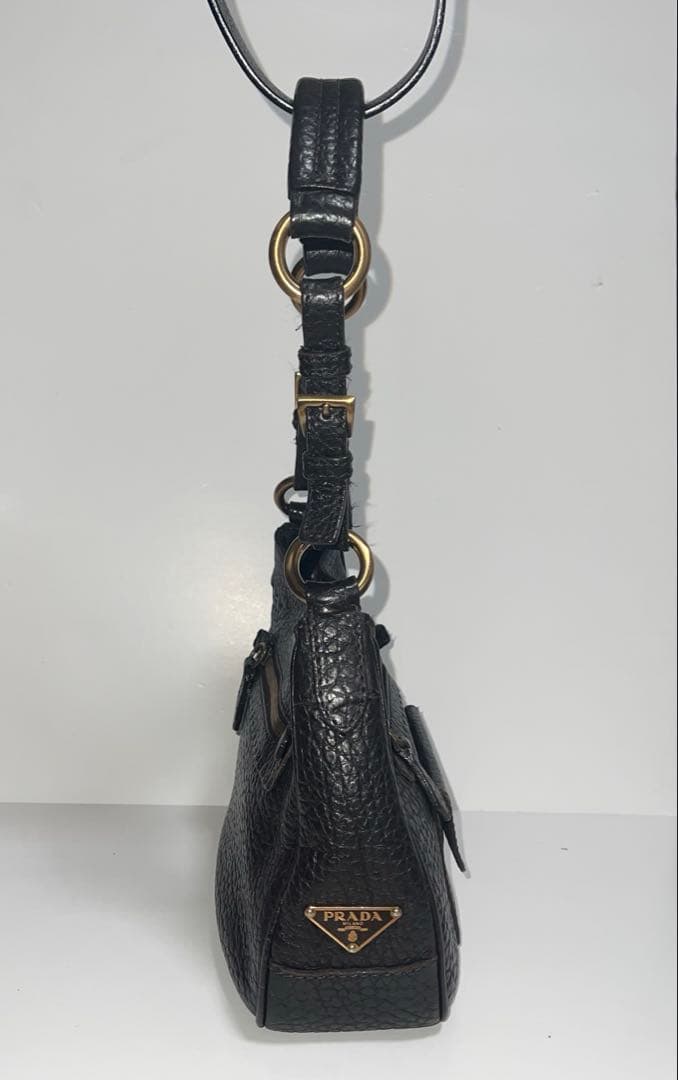 プラダ PRADA ヴィンテージ オールレザー セミショルダーバッグ