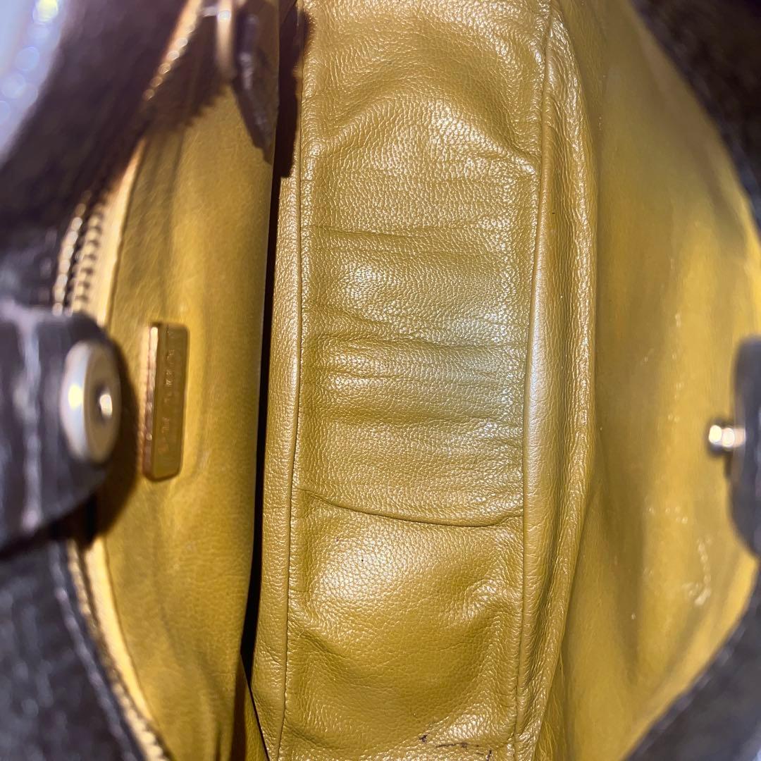 プラダ PRADA ヴィンテージ オールレザー セミショルダーバッグ