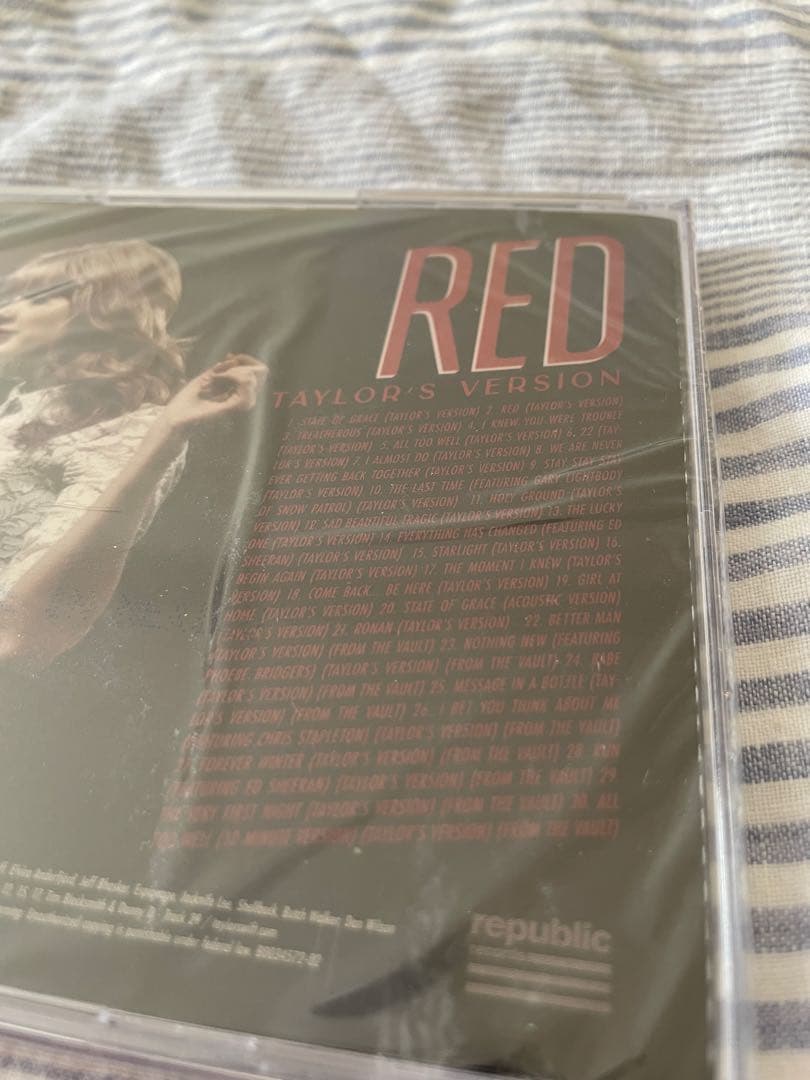 [2021] Taylor Swift RED サイン入り CD