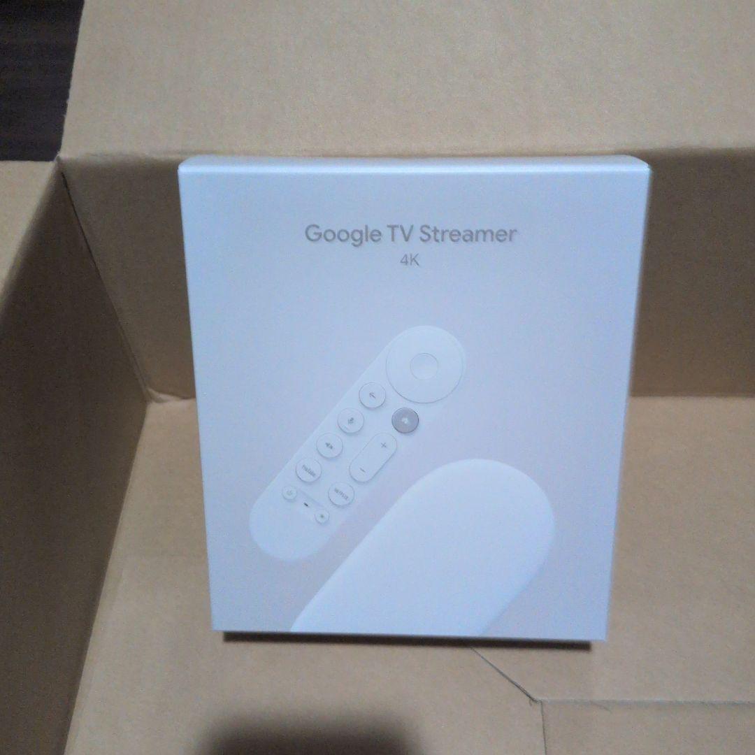 Google TV Streamer 4K リモコン付き
