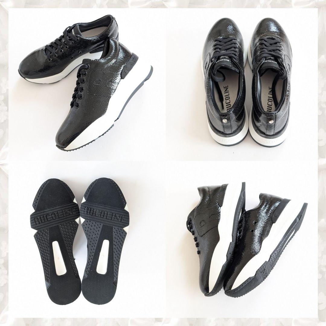 ルコライン　RUCOLINE　厚底スニーカー　新品　ブラック 定価41800円