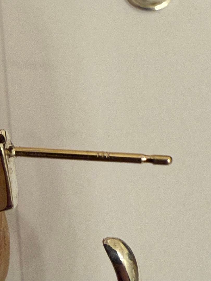 本日限定❗️クロムハーツ　確実正規品　タイニーCHクロスフープピアス 極美品