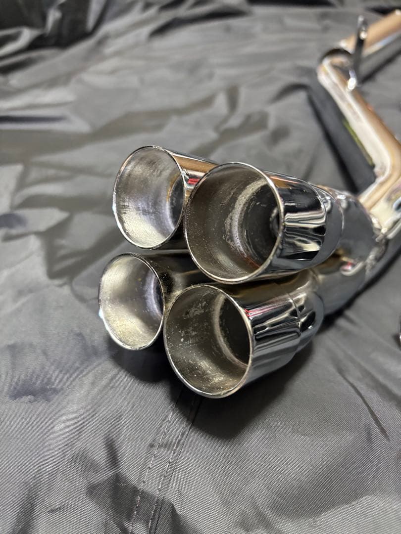 ゼファーX 、ゼファー400用　メッキ　4-2-1 マフラー