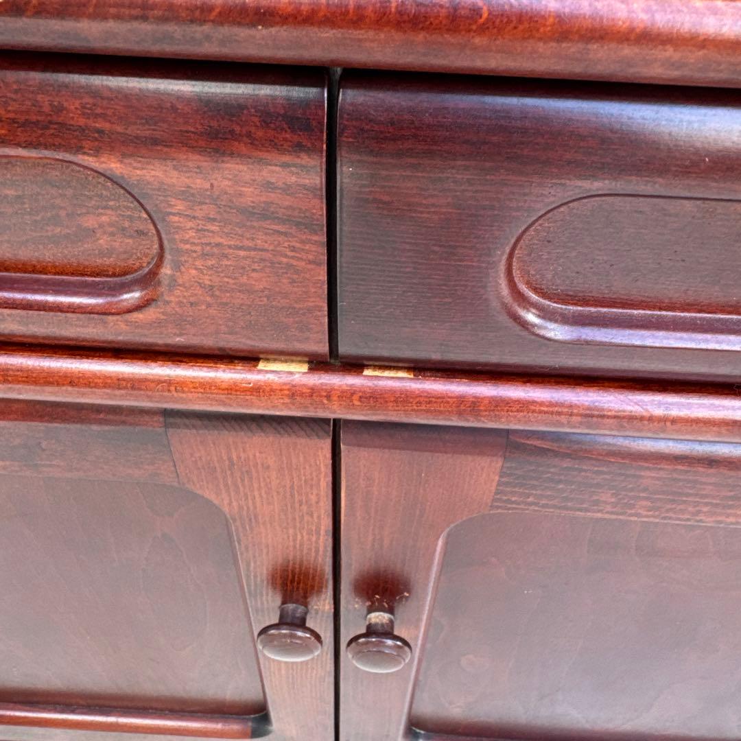 カリモク オールドカリモク 電話台 ファックス台 キャビネット　karimoku