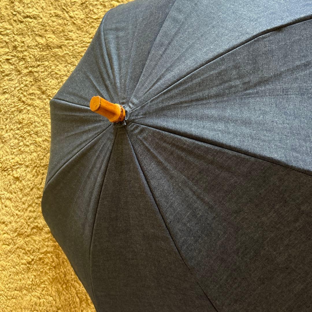 トラディショナル　ウェザーウェア　晴雨兼用 木製ハンドル