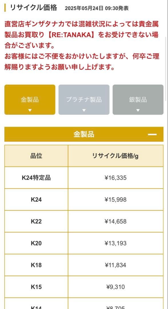 高島屋 K10カフス・タイピン・パールタイタック 3点セット（ケース付き）